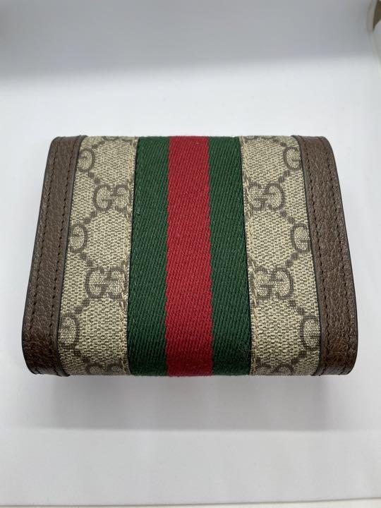 GUCCI グッチ 三つ折り財布 GG オフィディア