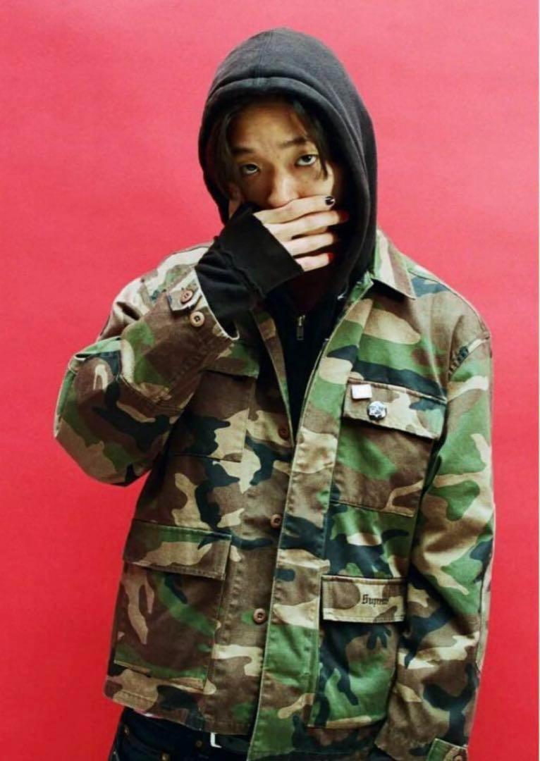 最高品質の Supreme x MelvinsJacket Woodland Camo ジャケット・アウター
