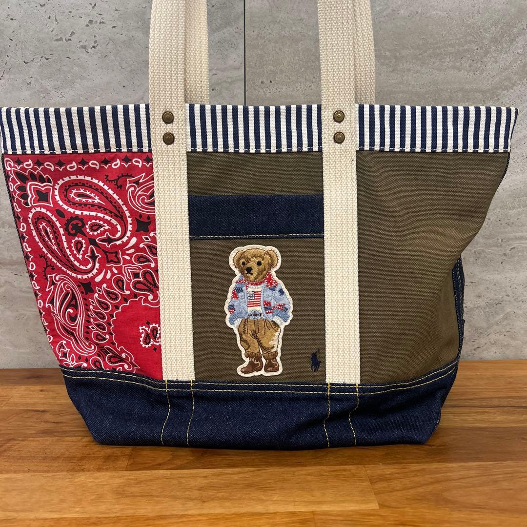 POLO ラルフローレン トートバッグ ラルフベアーPOLO RALPH LAUREN