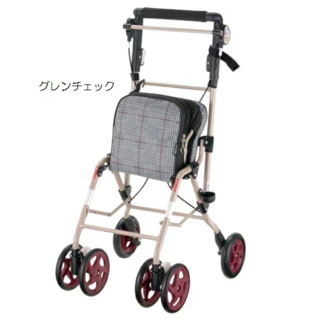 最も完璧な アルキュートUL 超軽量3kg グレンチェック シルバーカー