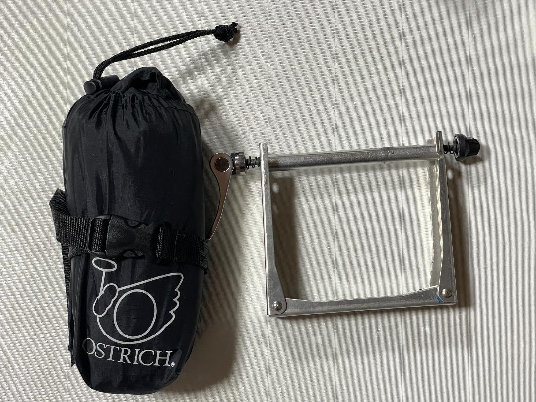 OSTRICH 輪行袋 超軽量型 [L-100] ブラック セット