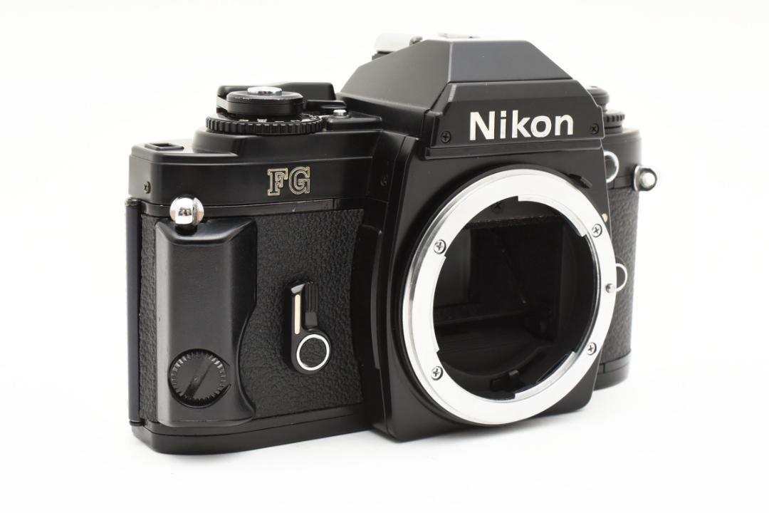 美品 NIKON FG ブラック フィルムカメラ　モルト新品交換済 M313