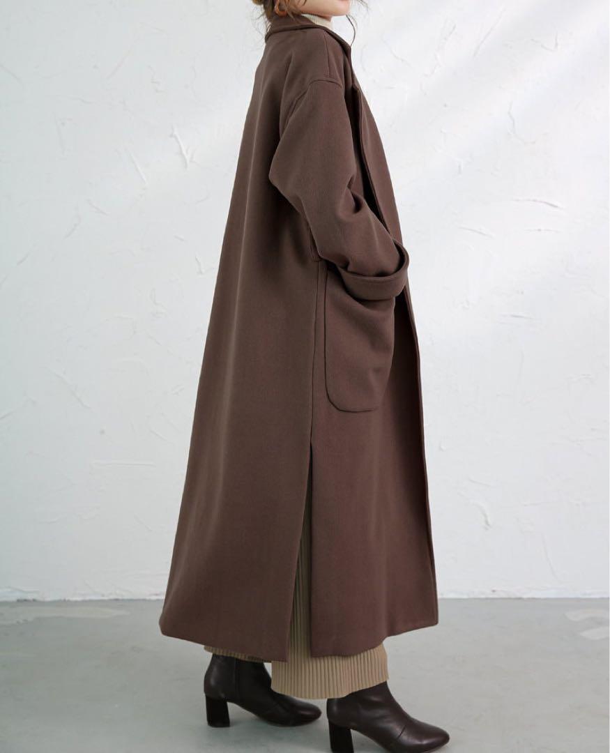 定番NEW ロングコート ♡ ブラウン RmJLl-m58602372901 最安価格(税込)