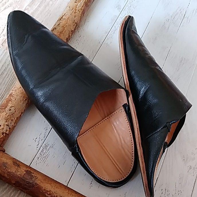 A.P.C. アーペーセー　パブーシュシューズ　ラムレザー