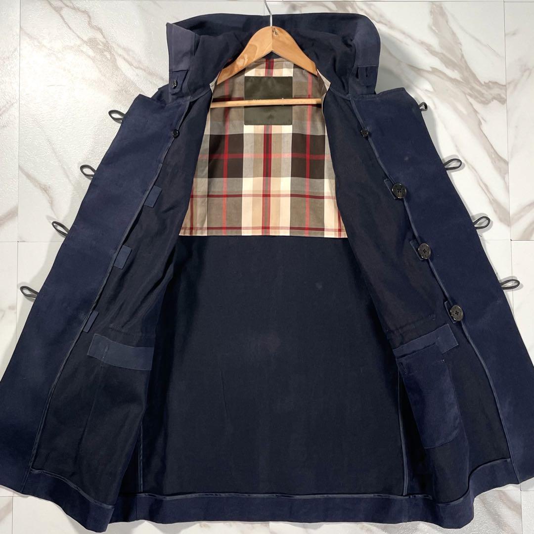 入手困難✨ マッキントッシュ ダッフルコート チェック柄 トグルピン リネン