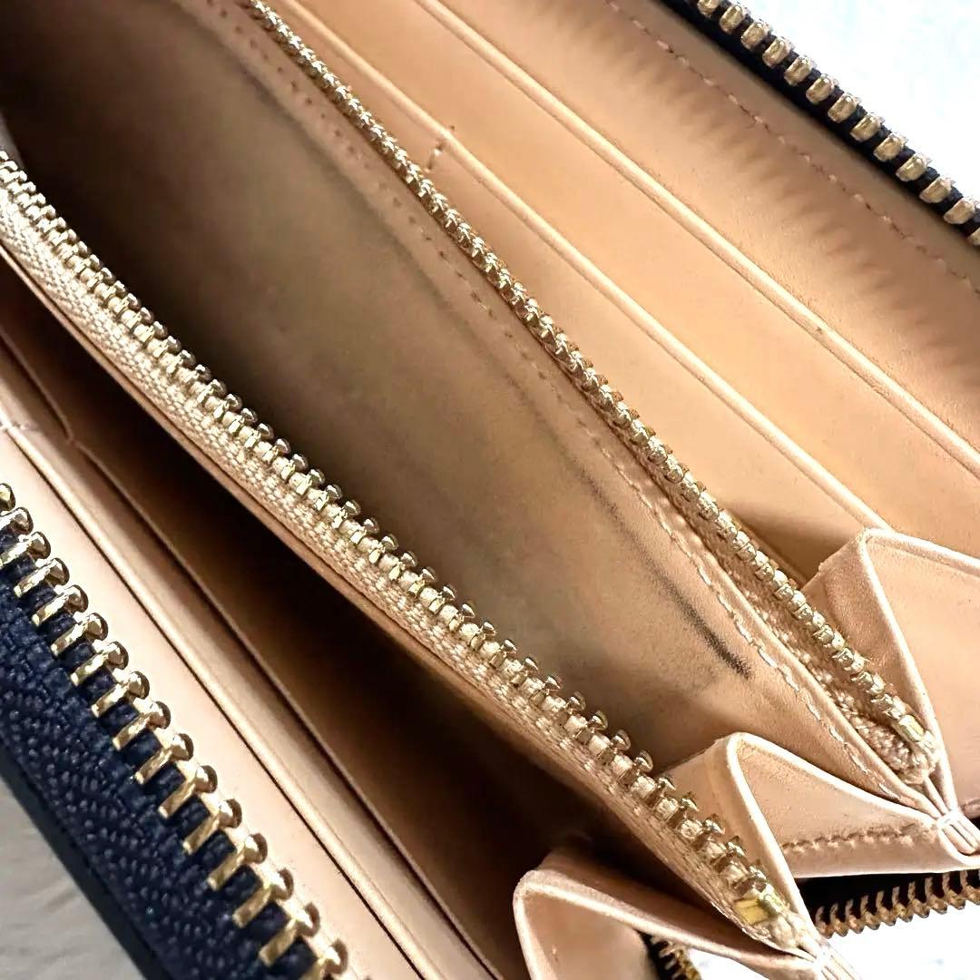 COCOMEISTER ブライドルグランドウォレット ダークブルー 長財布 COCOMEISTER ブライドルグランドウォレット ダークブルー 長財布