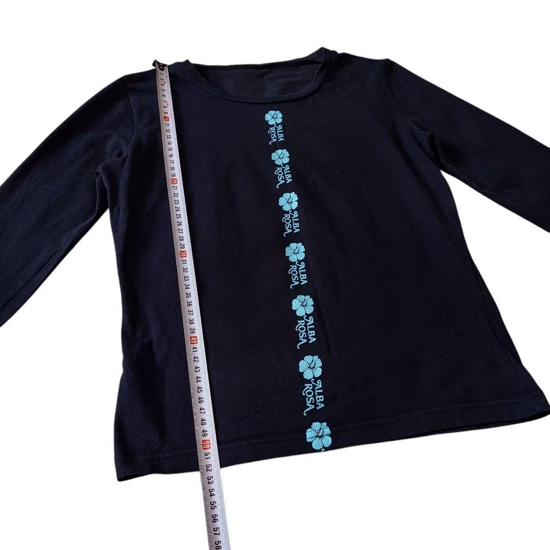 入荷通知 アプリ おすすめ ALBA Y2K 平成ギャル 激レア ロンT 縦ロゴ Tシャツ 長袖 ROSA トップス