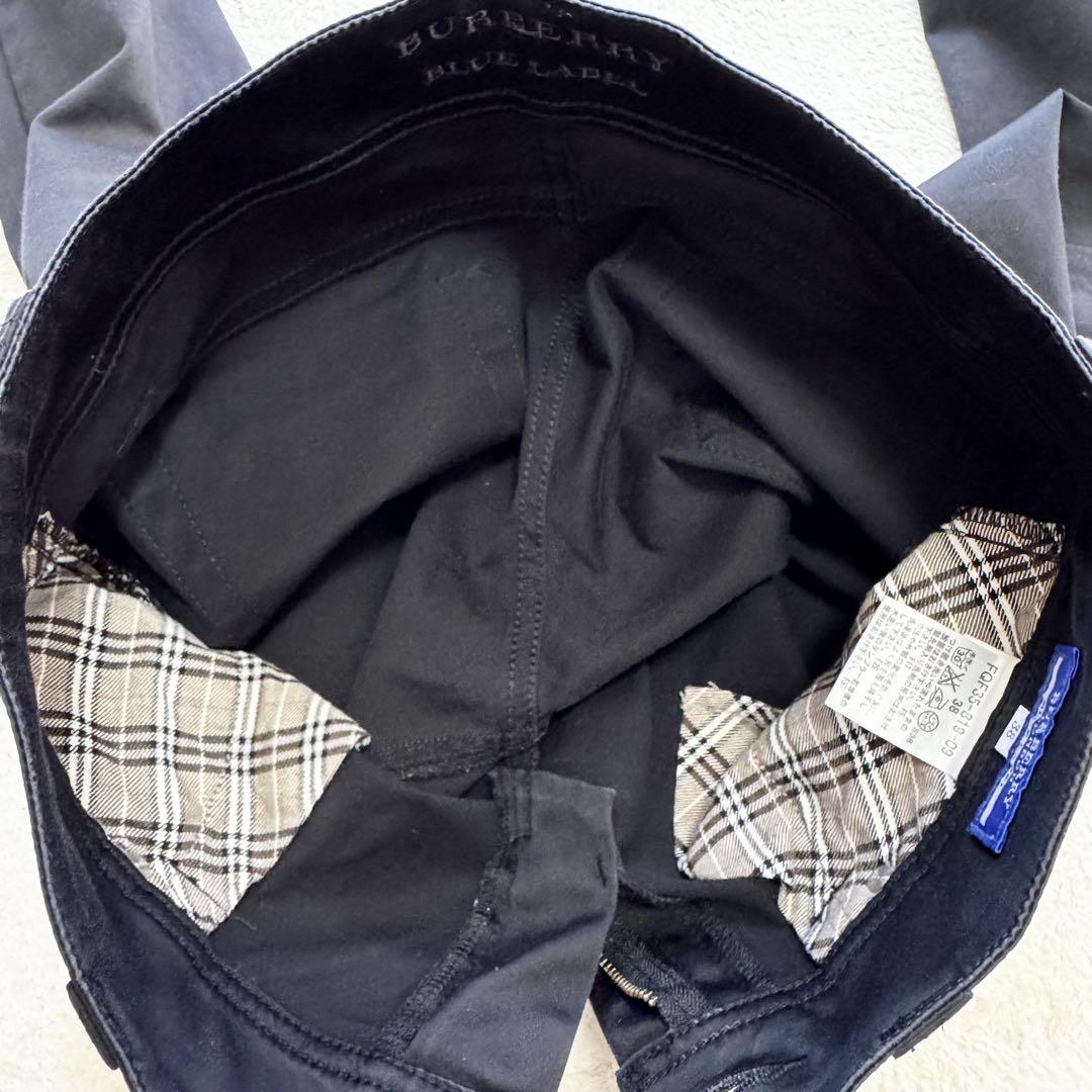 バーバリーブルーレーベル BURBERRY BLUE LABEL ブラックパンツ