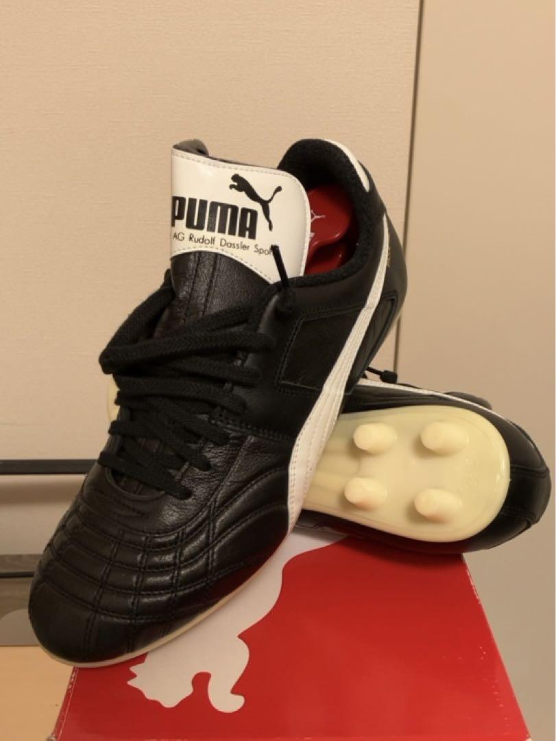PUMA KING たゆみ サッカーシューズ ホワイト/イエロー 26.0cm