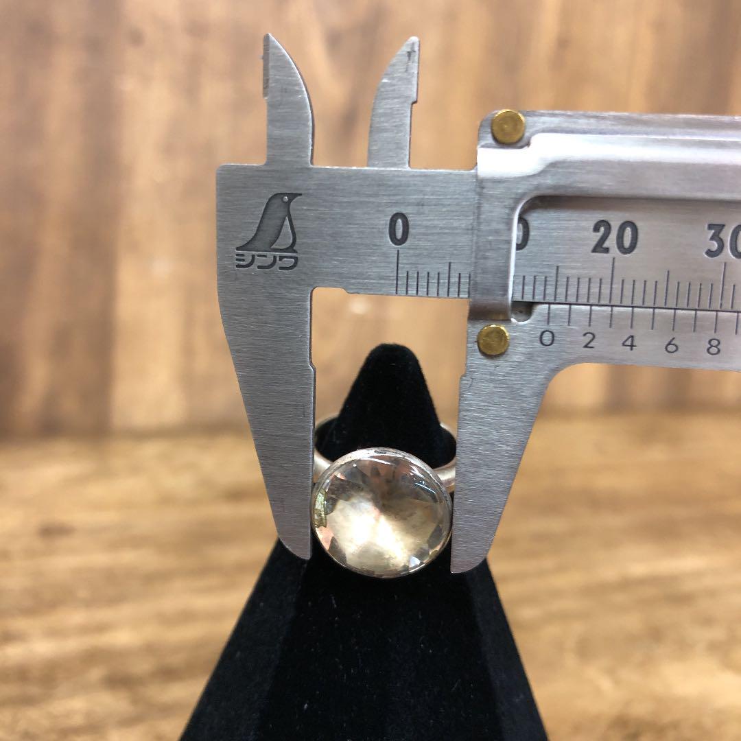 国産限定品 ヴィンテージ クリスタル 水晶 シルバー 925 リング 指輪 12号 mxlE6-m58614162354 在庫あお得