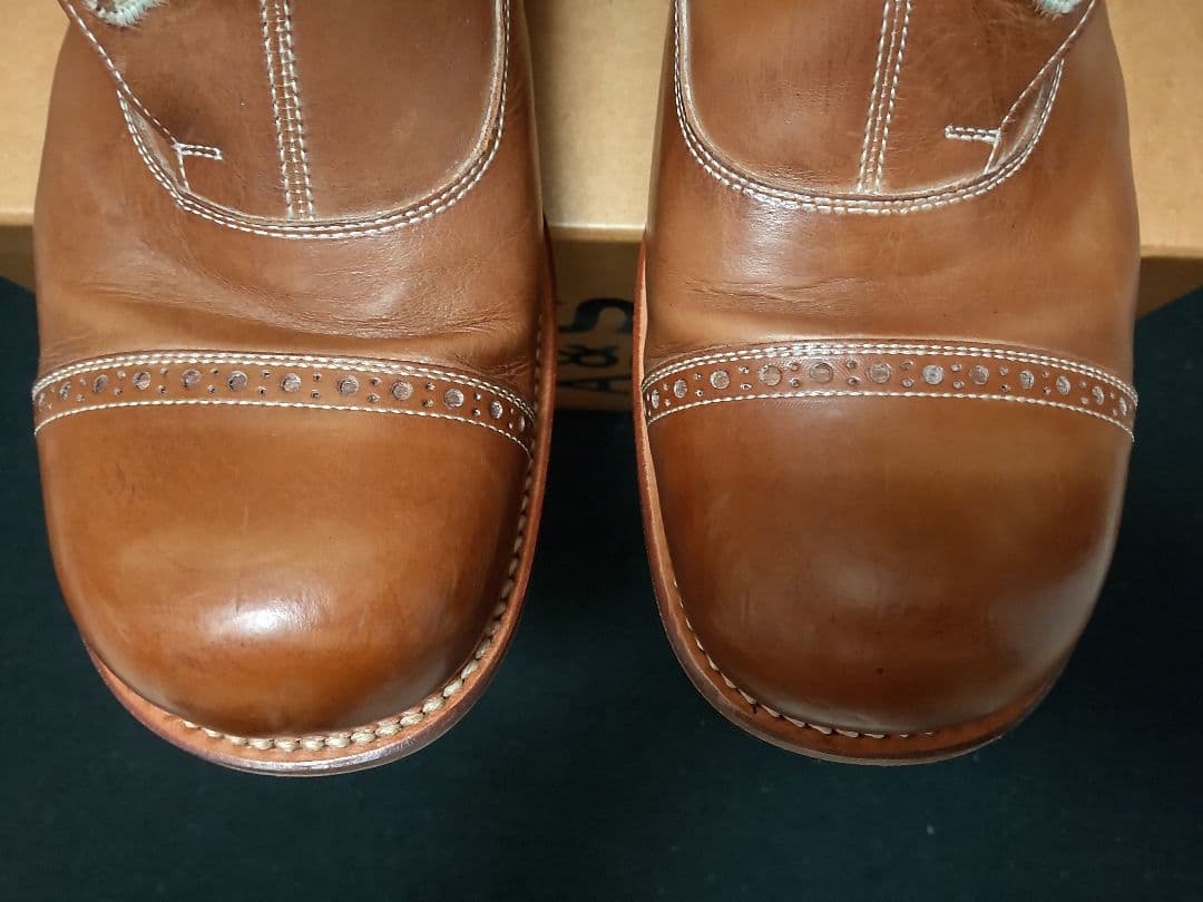 美品 アーツアンドサイエンス シューズ&シングス ボタンブーツ レザー 美品 アーツアンドサイエンス シューズ&シングス ボタンブーツ レザー