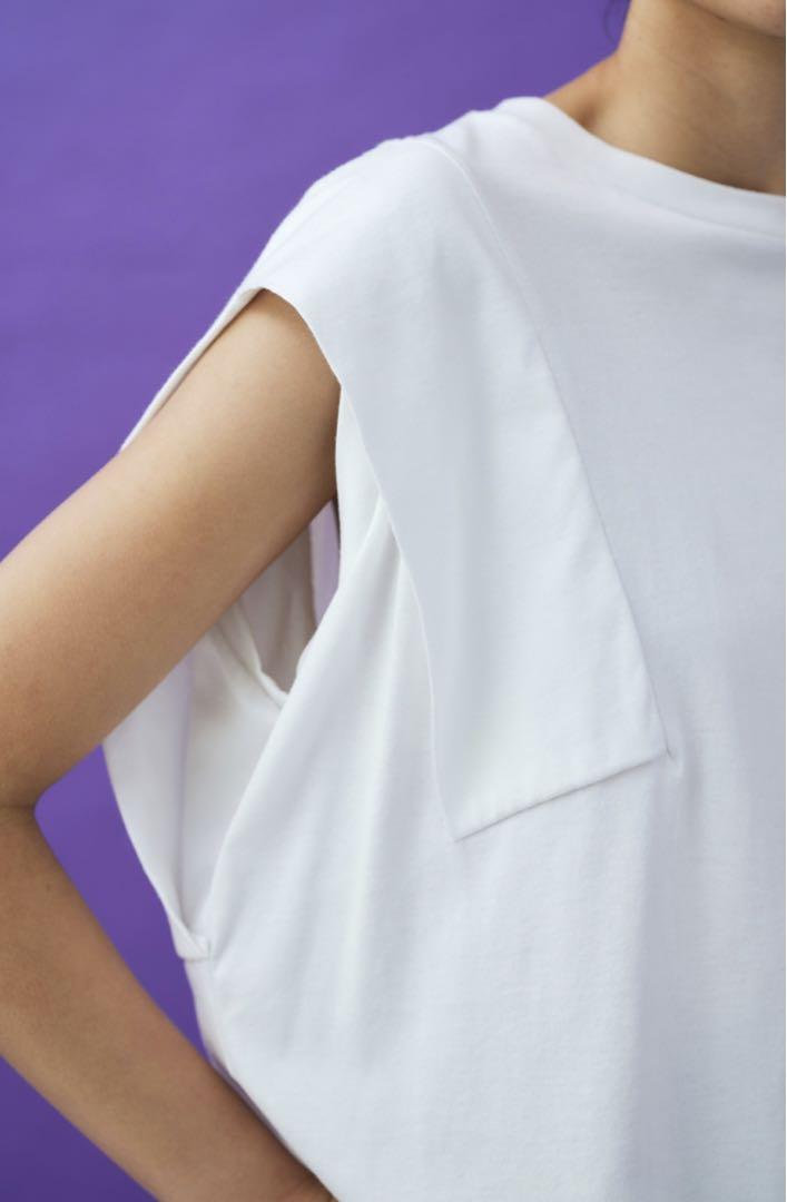 ENFOLD(エンフォルド) PANEL-SLEEVE T-SHIRT - COLDBECK ONLINE