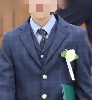 美品　卒業式結婚式　セレモニースーツ　男の子　６点セット　150　柄B