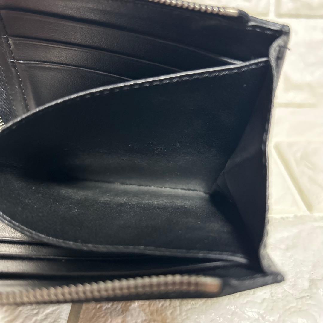 JIL SANDER ジルサンダー ミニ財布 L字ファスナー カードケース 黒 JIL SANDER ジルサンダー ミニ財布 L字ファスナー カードケース 黒