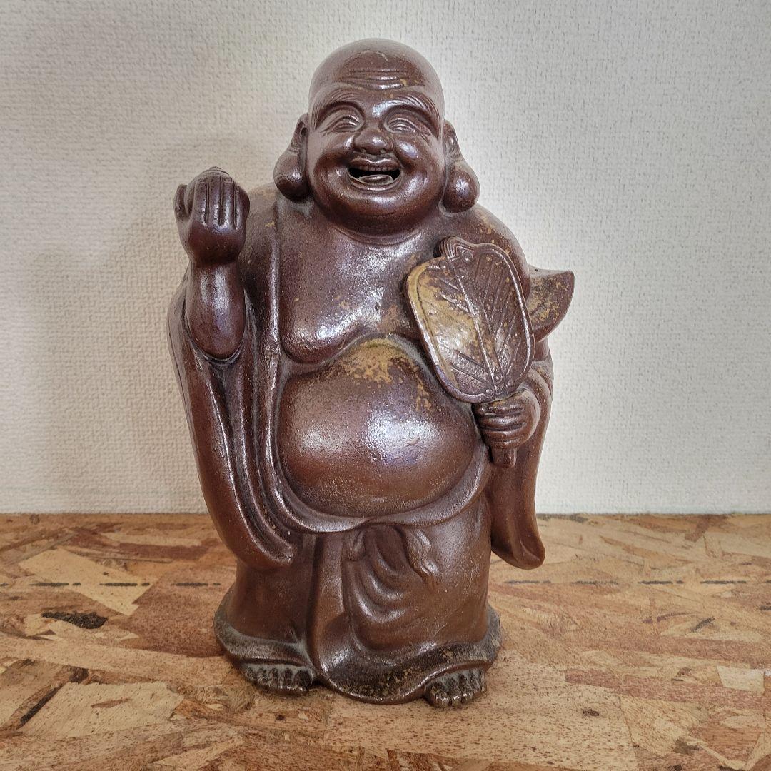 備前焼　七福神　布袋尊　置物　骨董品