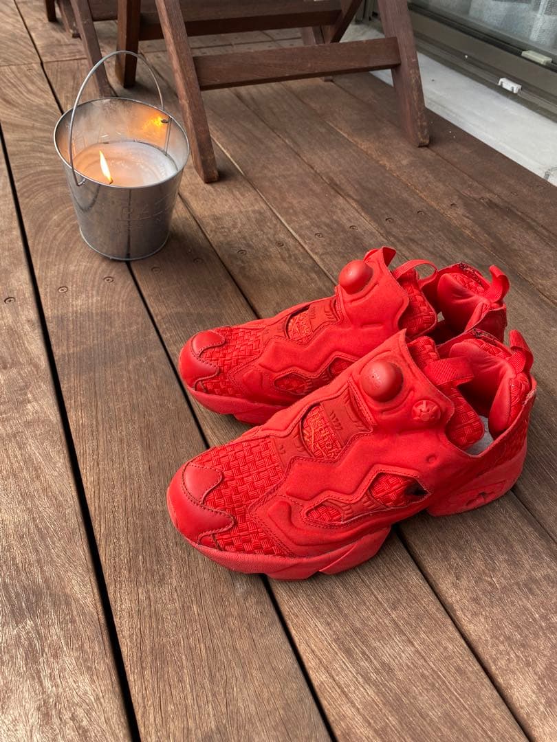 Reebok ポンプフューリー 25cm 限定 レッド　ABCマート