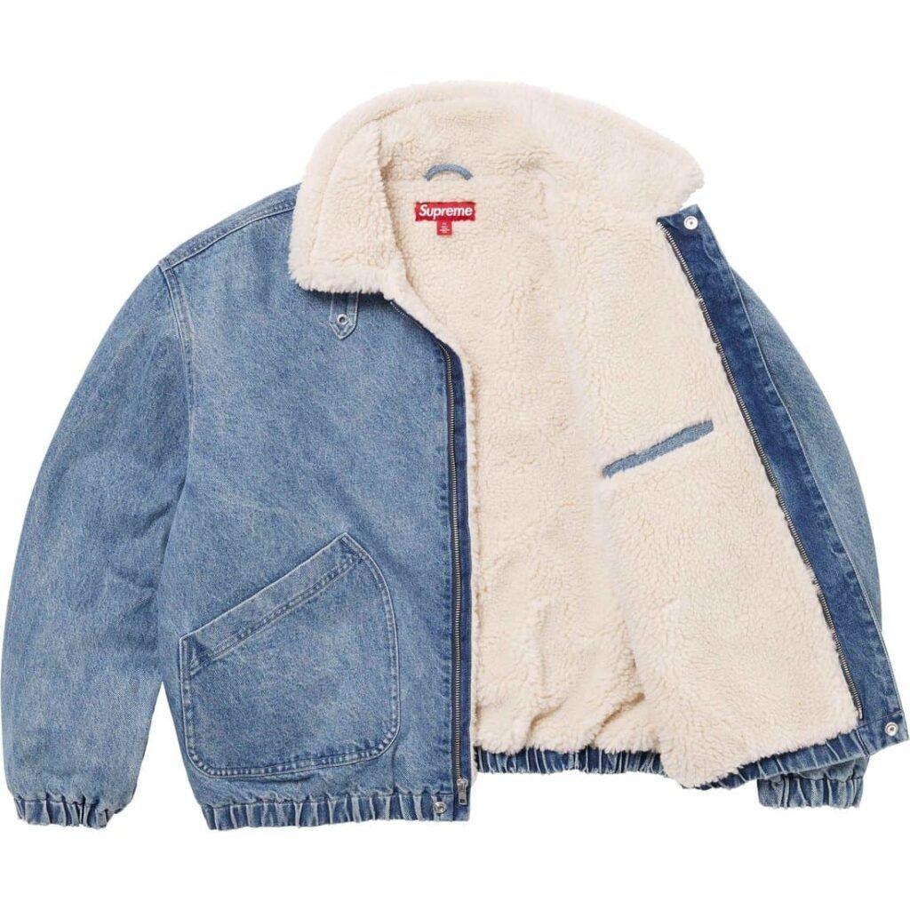 Faux Shearling Lined Bomber Jacket　Sサイズ