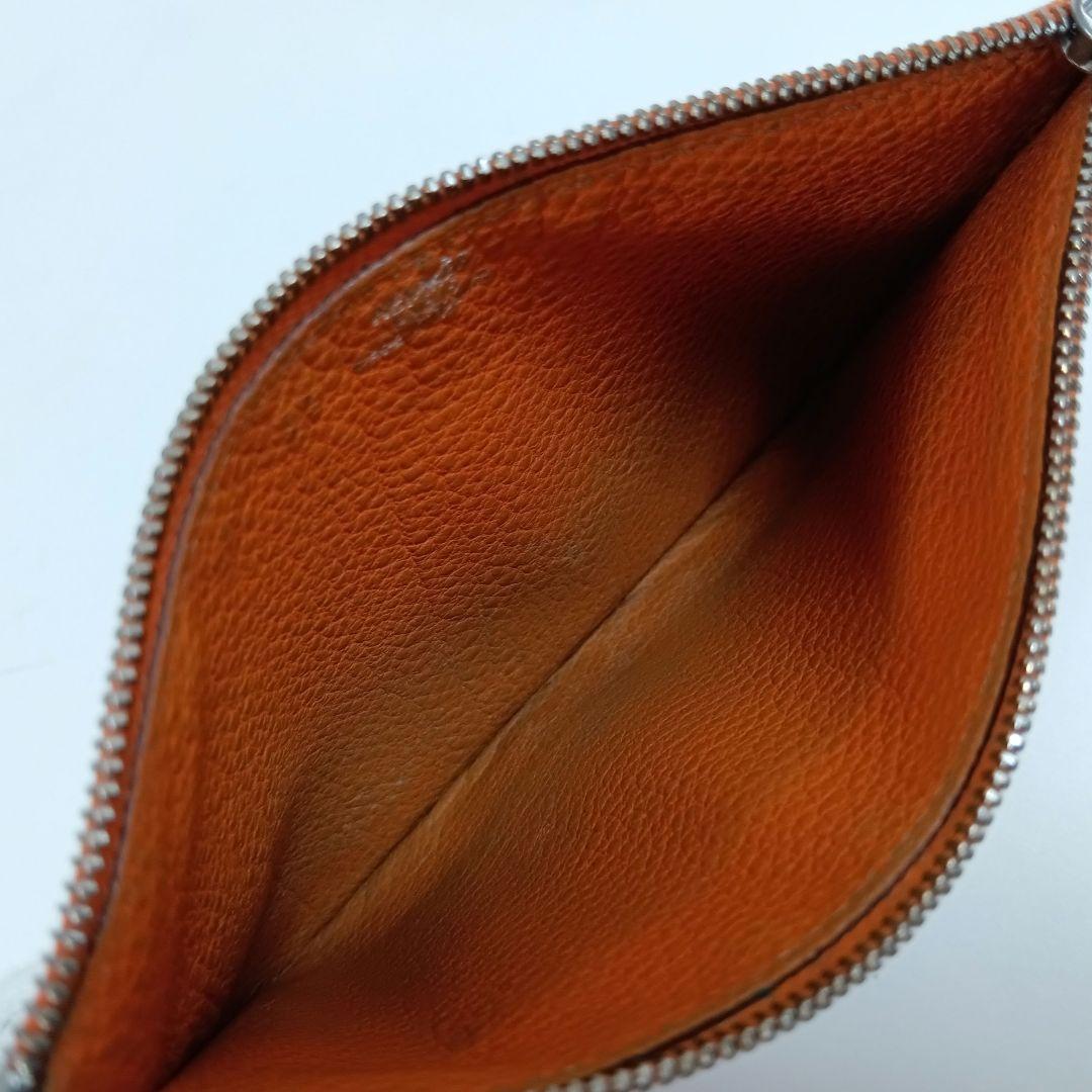 AKR30 エルメス ドゴンGM フラップ長財布 ▢F刻印 コインケース
