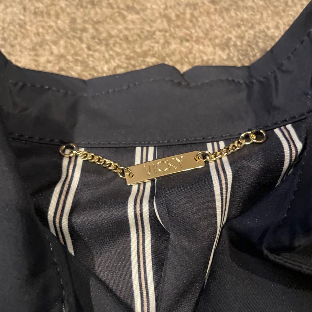 VICKY　トレンチコート　1 ネイビー　新品
