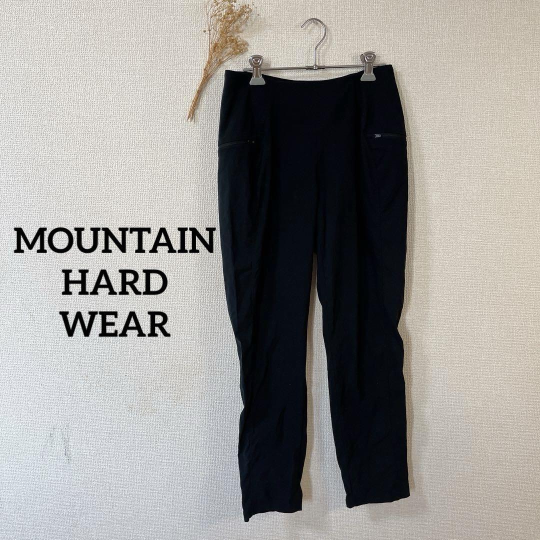 MOUNTAIN HARD WEAR ブラック アウトドアパンツ ストレッチ素材