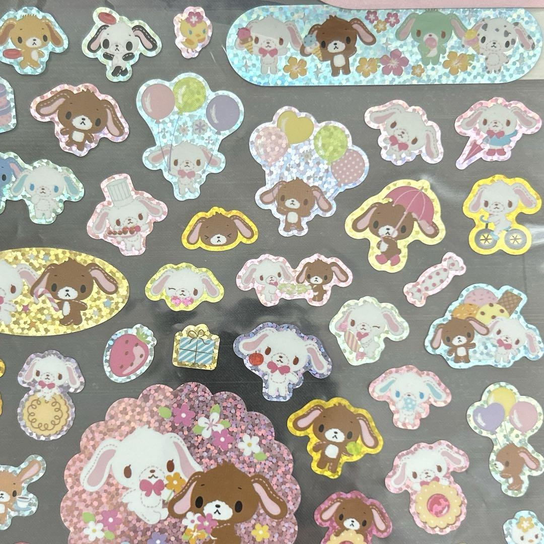 サンリオ シュガーバニーズ 100ピースシール ぷっくりシール