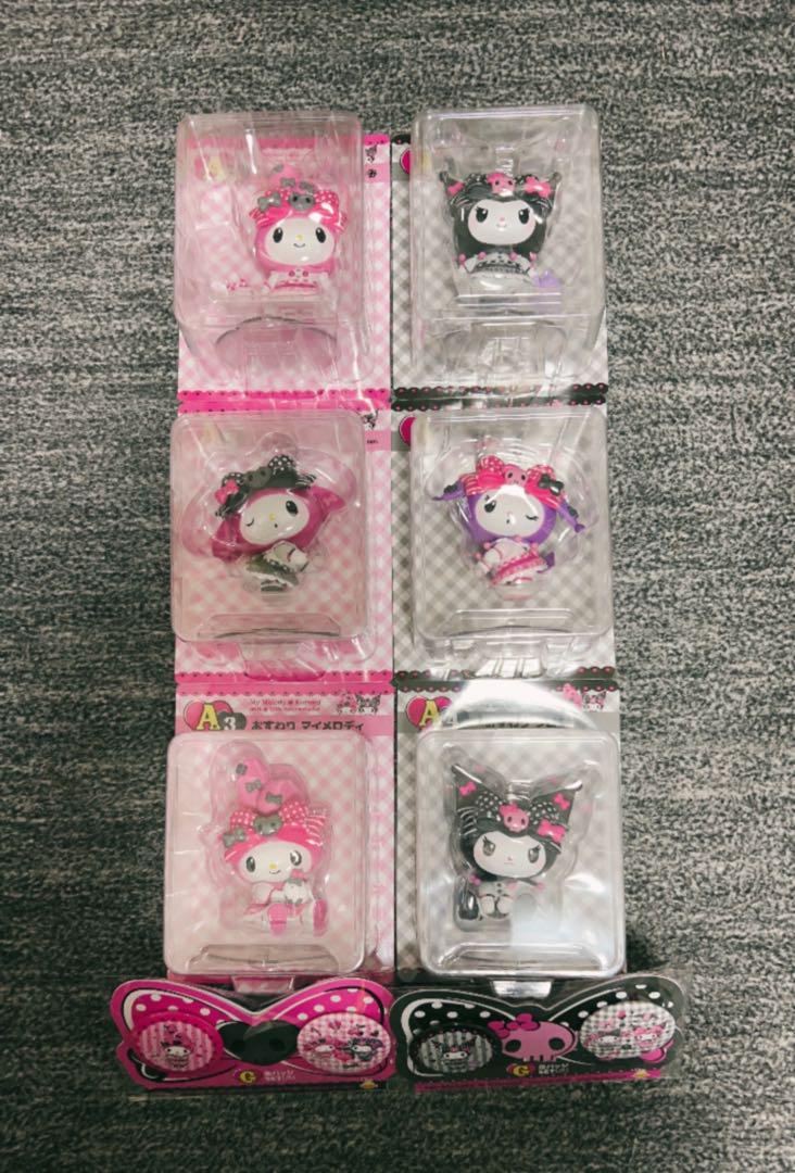 happyくじ　マイメロ&クロミ　フィギュア