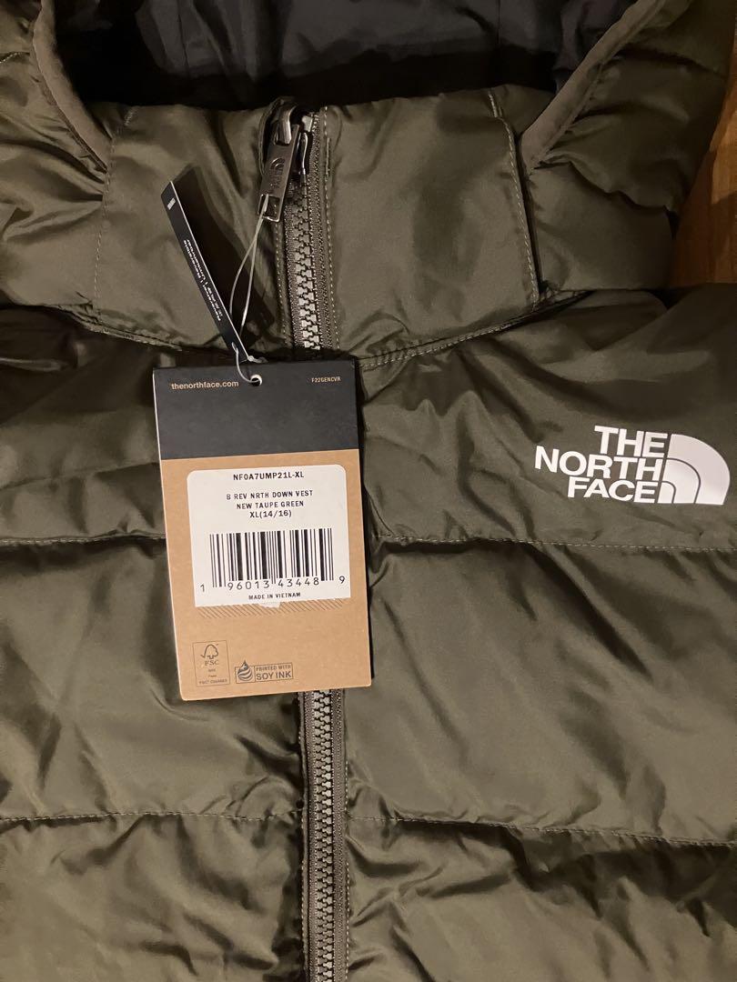 未使用/The North Face リバーシブルダウンベスト
