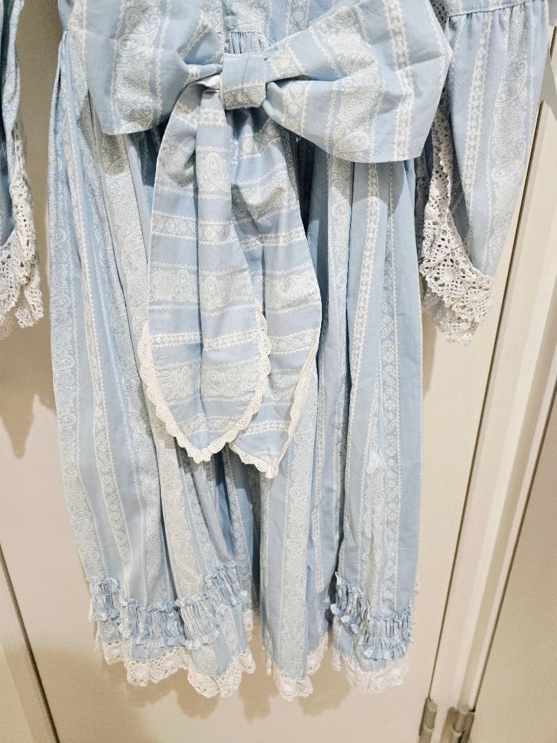 AND ROMEO 水色 ロリータドレス ワンピース AND ROMEO 水色 ロリータドレス ワンピース