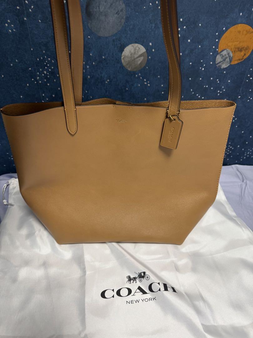 COACH】コーチ マンハッタン トートバッグ ハニーブラウン 現行