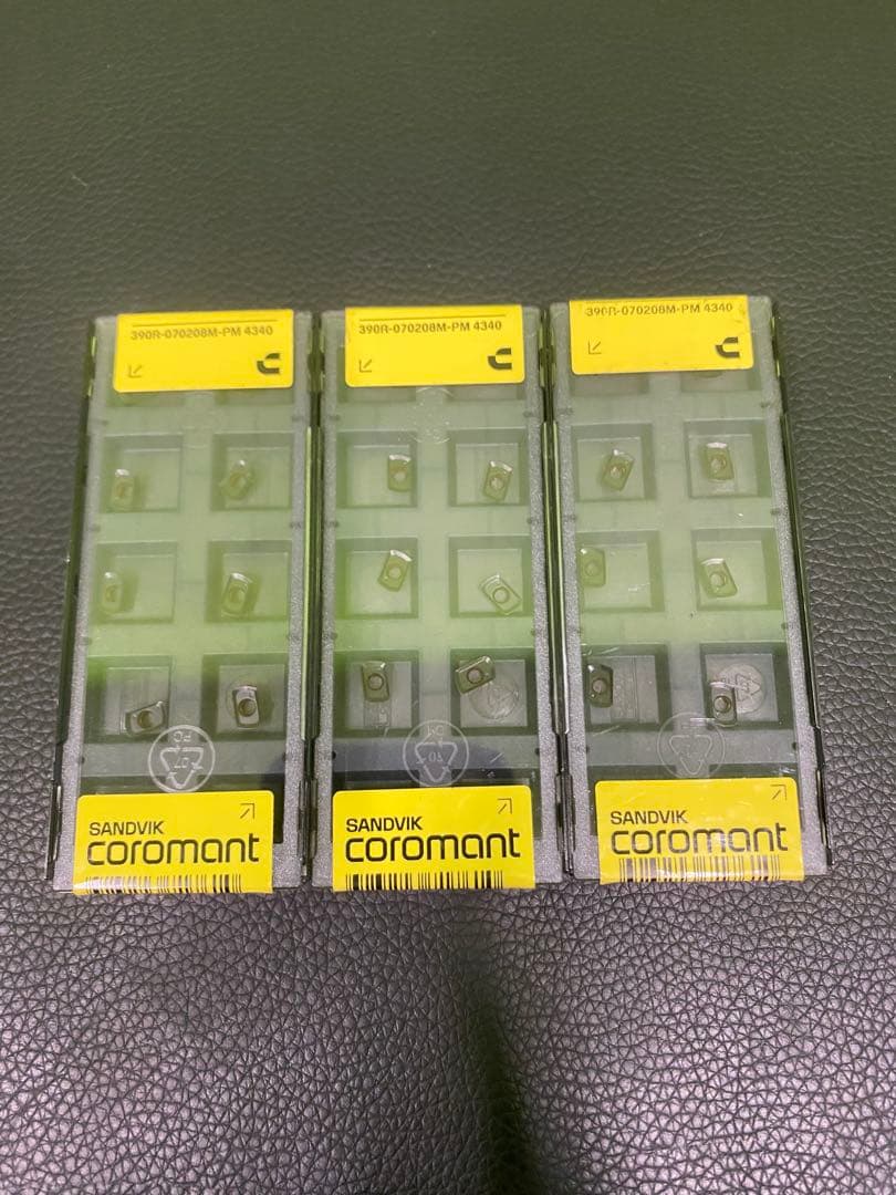 新品未開封　サンドビック　390R-070208M-PM 4340 計3箱