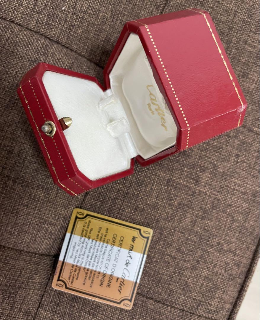 Cartier トリニティリング 3連ゴールド サイズ51