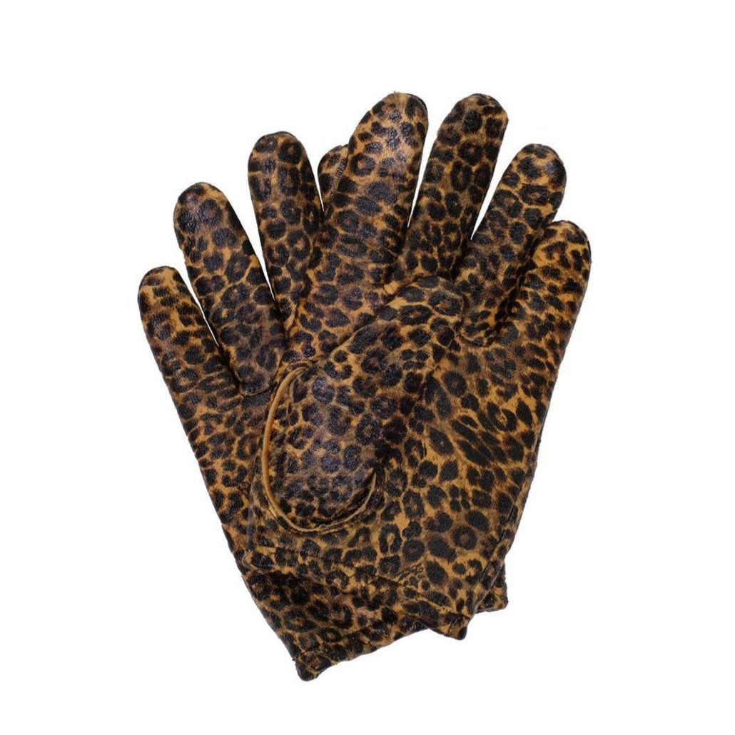 Lamp gloves Utility glove Shorty　LEOPARD