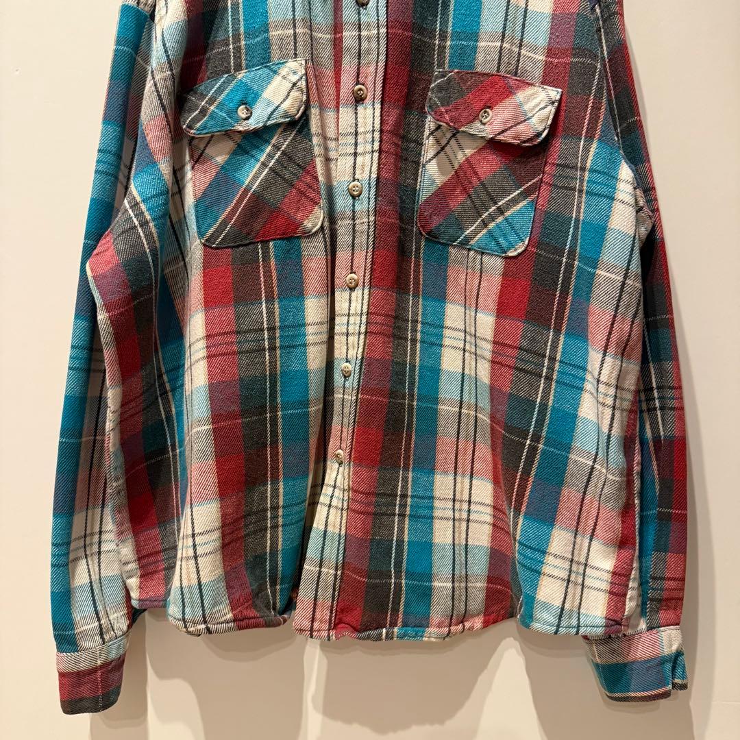 90's FIVE BROTHER ファイブブラザー ヘビーネルシャツ 2XL 90's FIVE BROTHER ファイブブラザー ヘビーネルシャツ 2XL