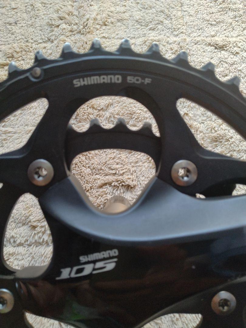 シマノ105　クランクFC-5700 10S シマノ SHIMANO 105 クランクセット FC-5700 170mm 52-39T 10速