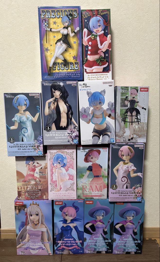【リゼロ】フィギュアまとめ売り14体セット