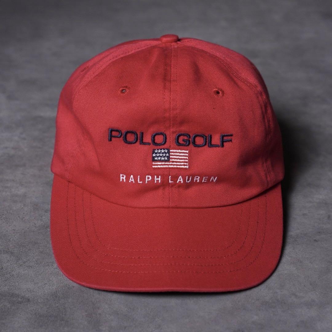 新しい到着 90s Ralph キャップ 刺繍ロゴ GOLF POLO Lauren 帽子