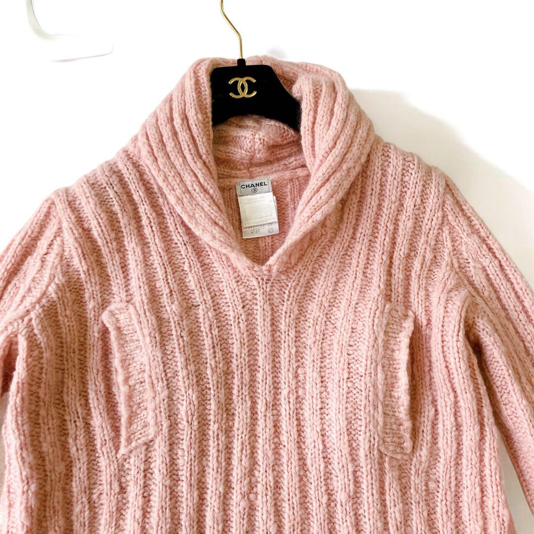 シャネル CHANEL ニット セーター 04A モヘア ピンク CC 9005 CHANEL - シャネル CHANEL ニット セーター 04A モヘア ピンク