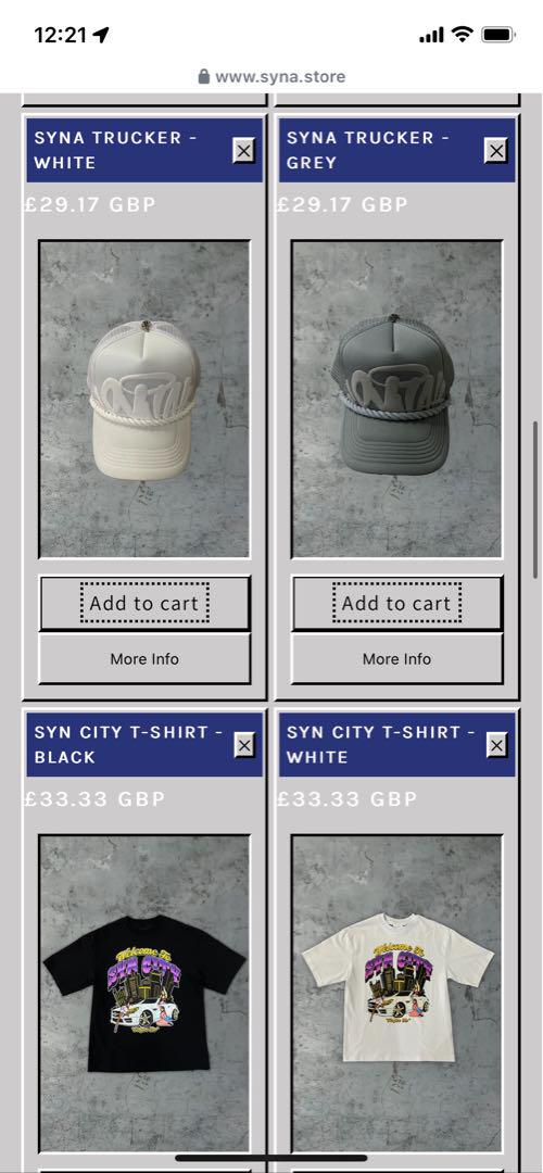 syna world メッシュキャップ