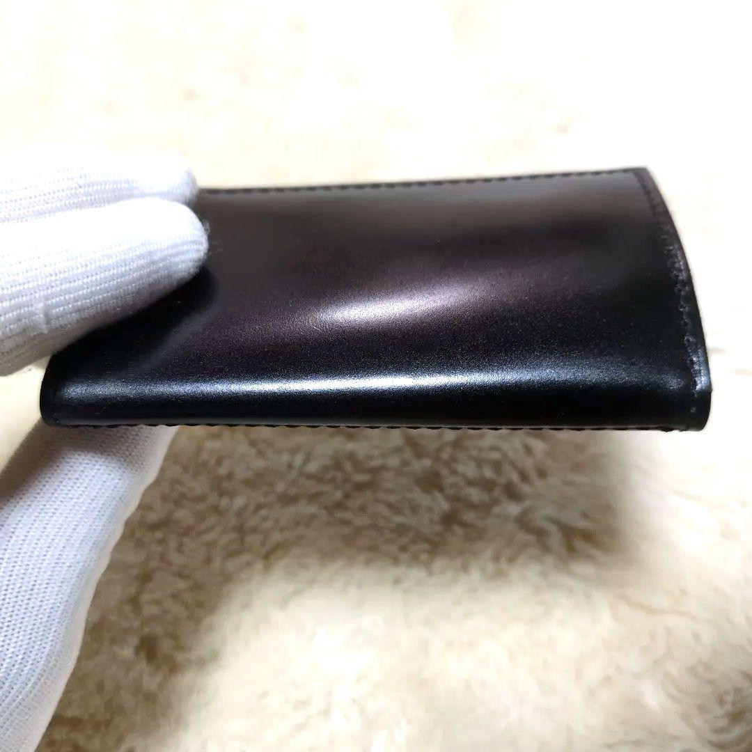 プレリーギンザ　PRESSO　drip　三つ折り財布　コードバン