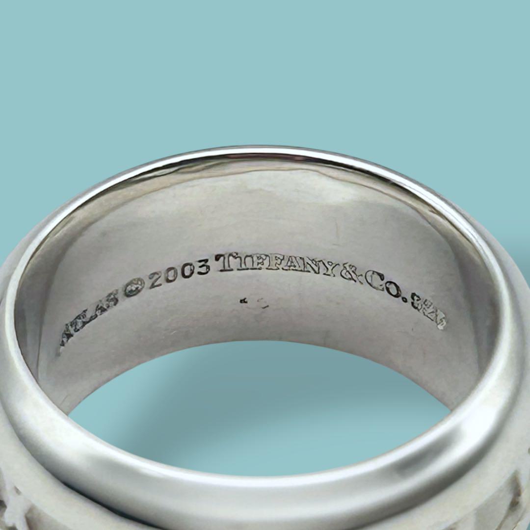 美品 TIFFANY&Co. ティファニー アトラスリング シルバー925