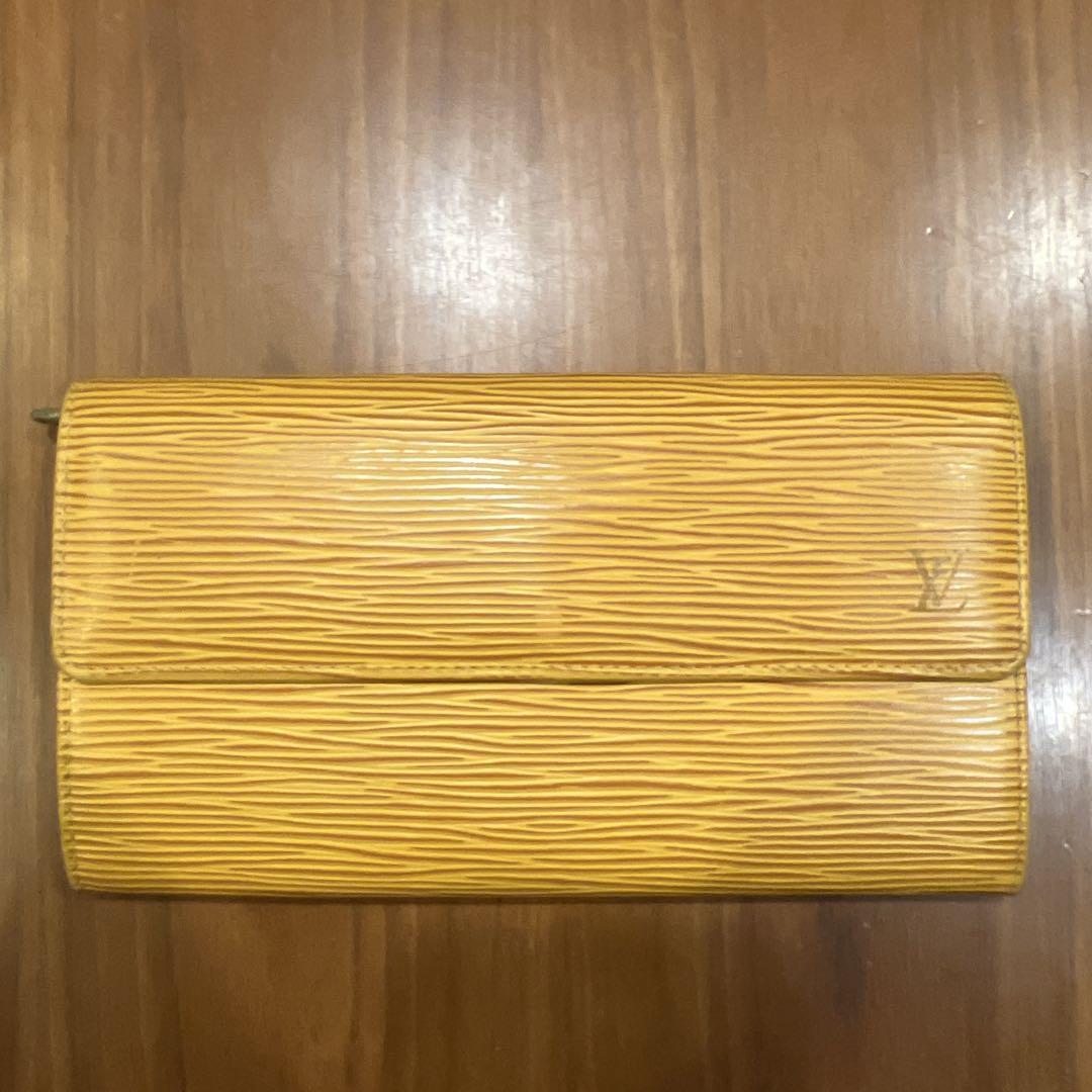 美品！Louis Vuittonルイ•ヴィトン長財布　エピイエロー