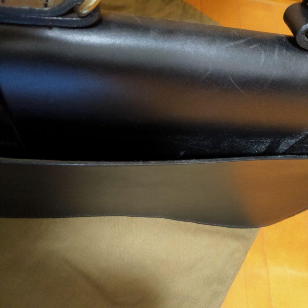 バッグ LEATHER FIELD SATCHEL color:black