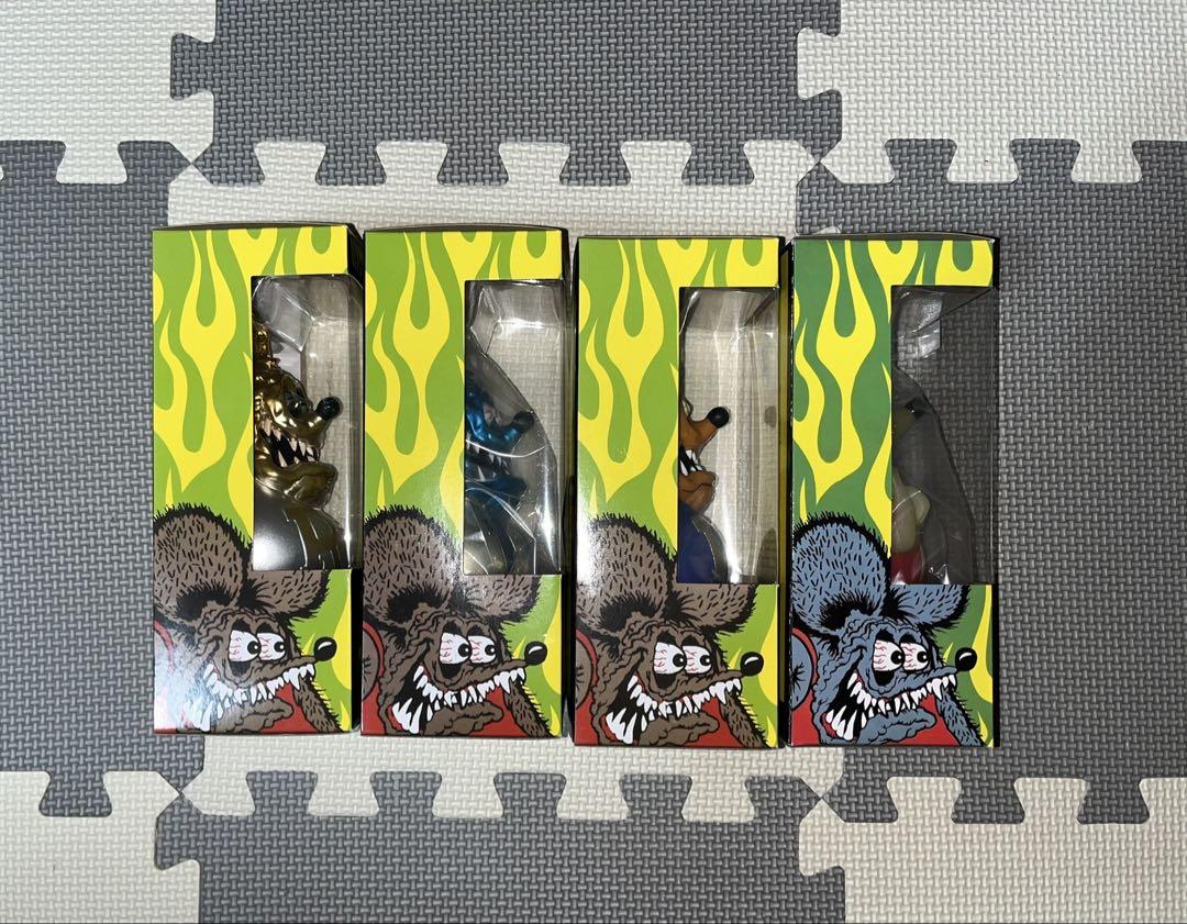 Rat Fink ボビング フィギュア 4体セット 限定生産あり