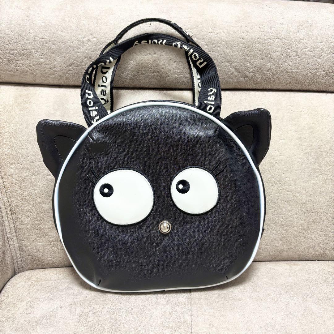 極美品 ミエコウエサコ noisy 希少 キャラクター 猫 ハンド バッグ