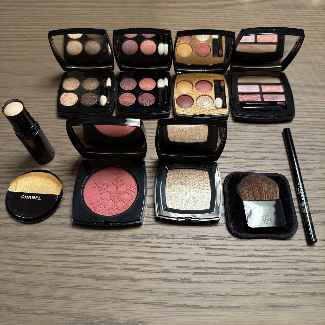 ★おまとめ★CHANEL、DIOR他デパコス50点以上＋竹寶堂ブラシ10本セット