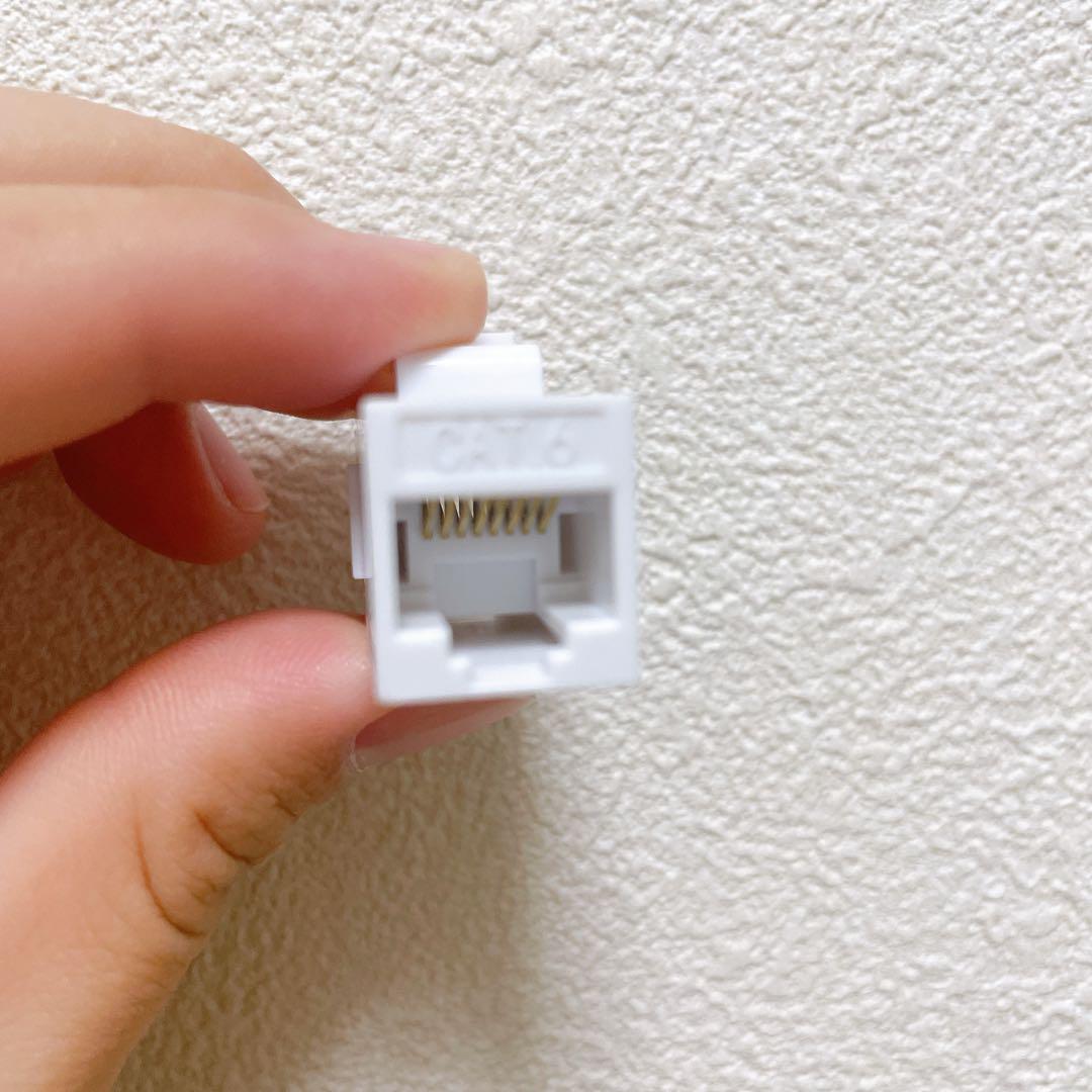 25個パック、メス-メス Cat6 キーストーンジャック ホワイト 25個パック、メス-メス Cat6 キーストーンジャック ホワイト