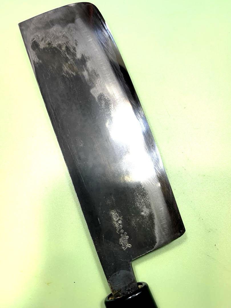 吉實菜切包丁黒打刃渡り17cm