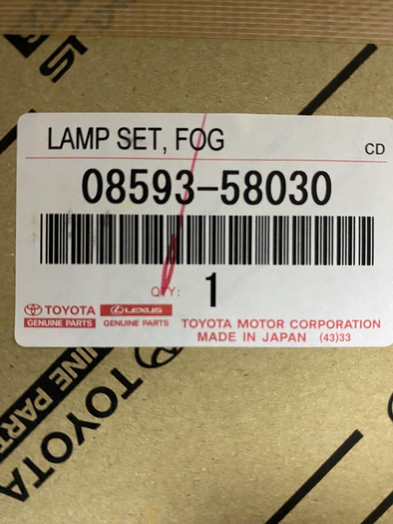 トヨタ純正オプション 40 アルファード ヴェルファイア バイカラーLEDフォグ