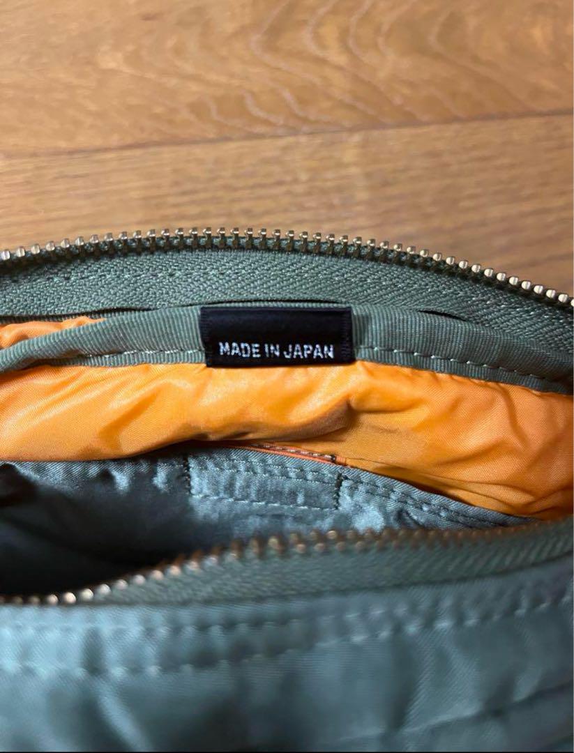 美品　POTER ポータータンカー　ウエストバッグ　セージグリーン