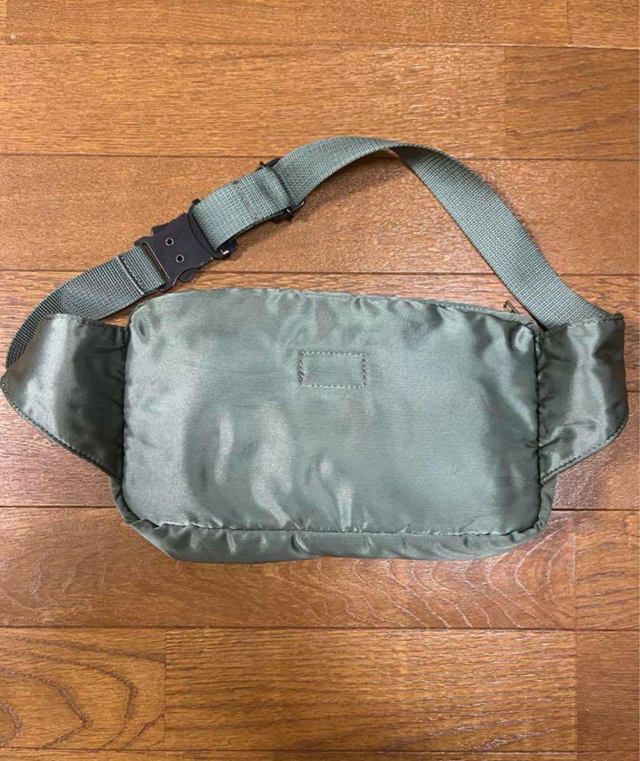 美品　POTER ポータータンカー　ウエストバッグ　セージグリーン